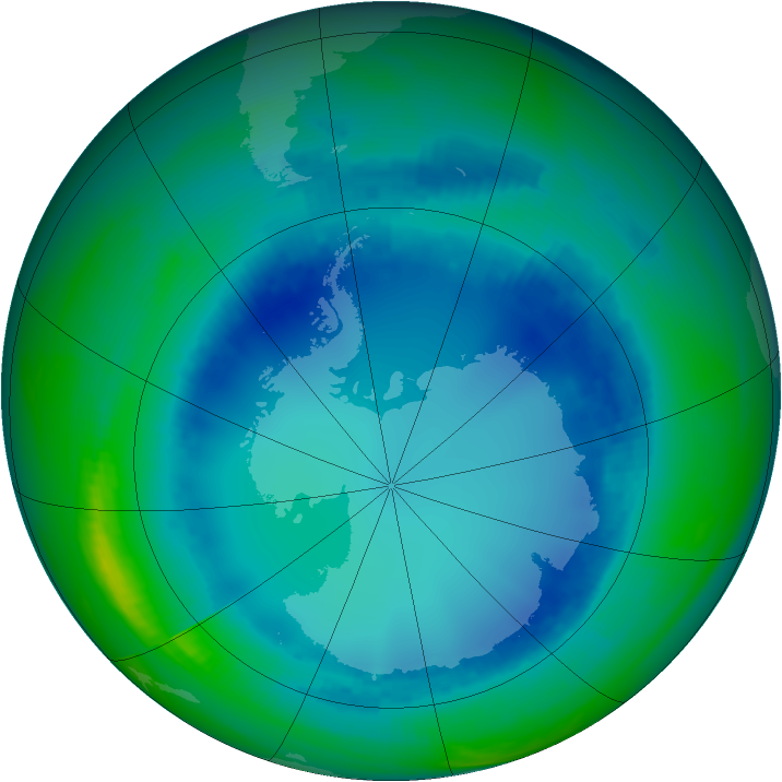 Ozone Map 2000-08-05